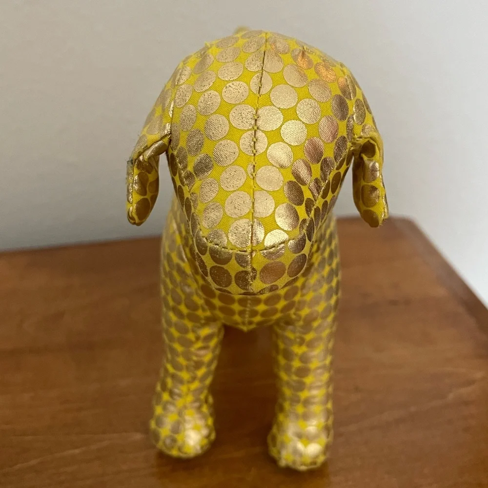 Victoria’s Secret PINK Mini Dog Y2K Plush Golden “Hope” Polka Dot Collectible
